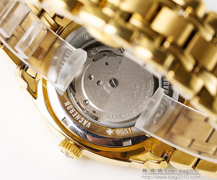 江詩丹頓 Vacheron Constantin LS精品 最新款 簡約型三針雙曆錶盤 全自動機械機芯 深度防水 男士腕表 夏季潛水專用表  wssb3732
